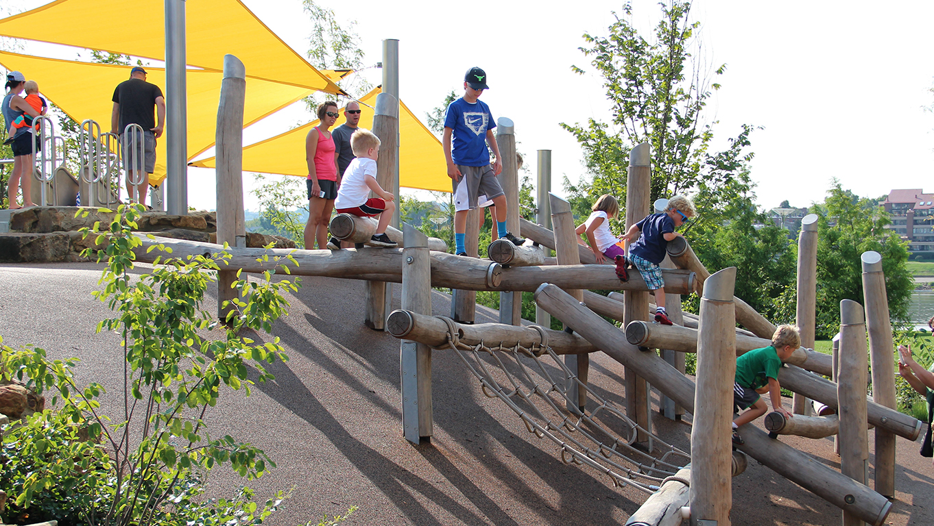 kids on playground