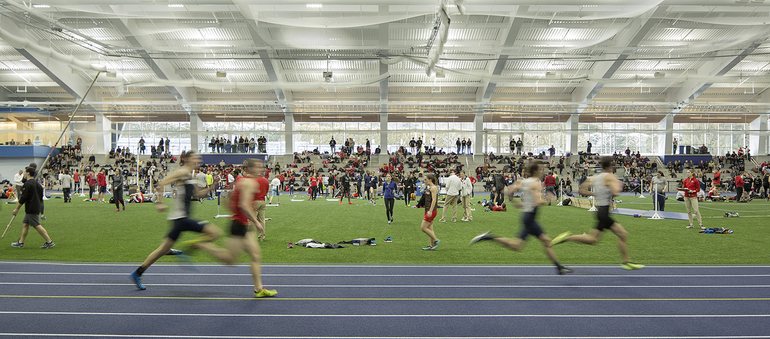 photo of indoor track meet