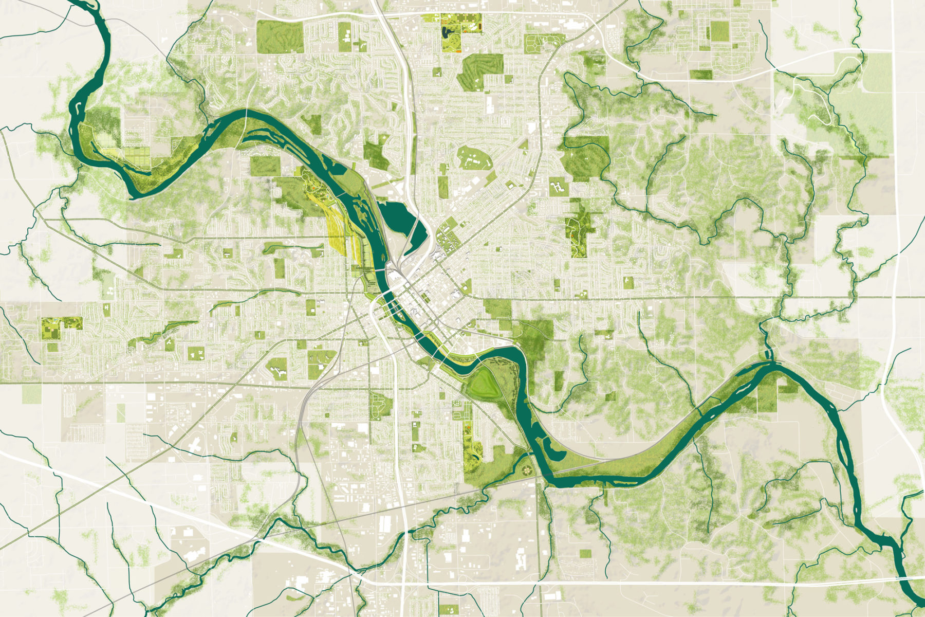 map of greenway