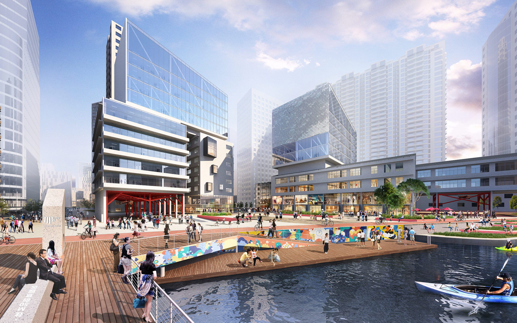 rendering of waterfront