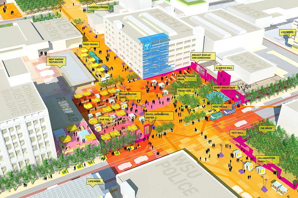 plan for underutilized parking lot