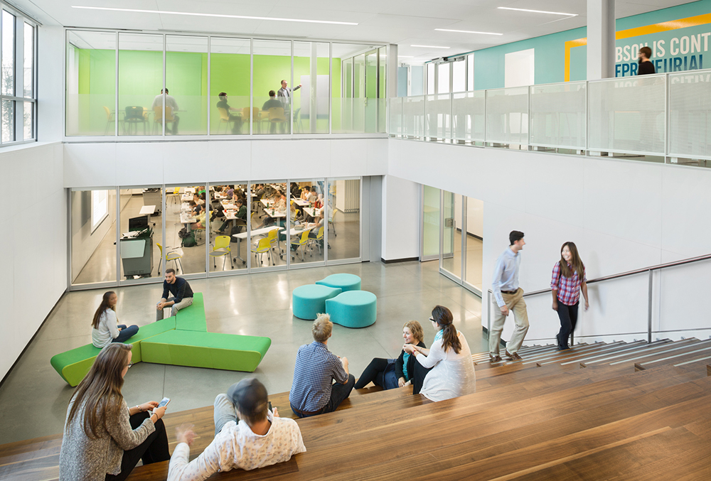 photo of innovation center at Babson - interior