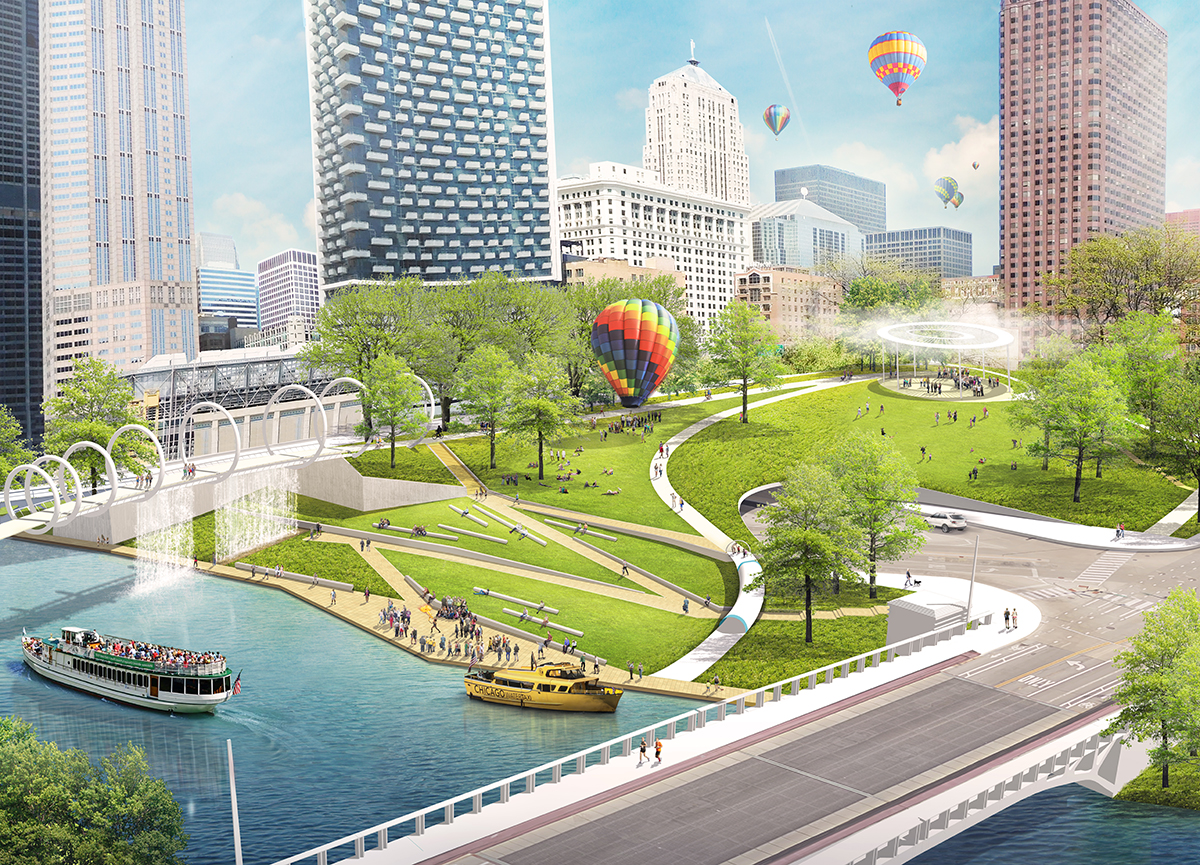 rendering of waterfront
