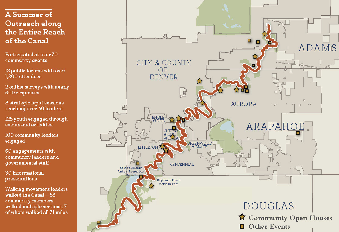 map of outreach events