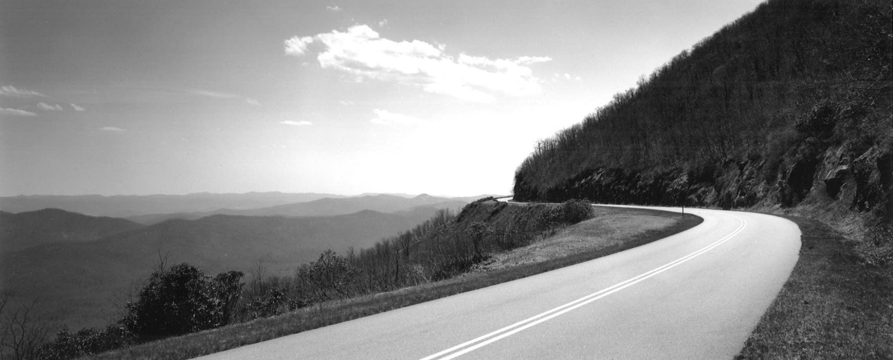 road on mountainside