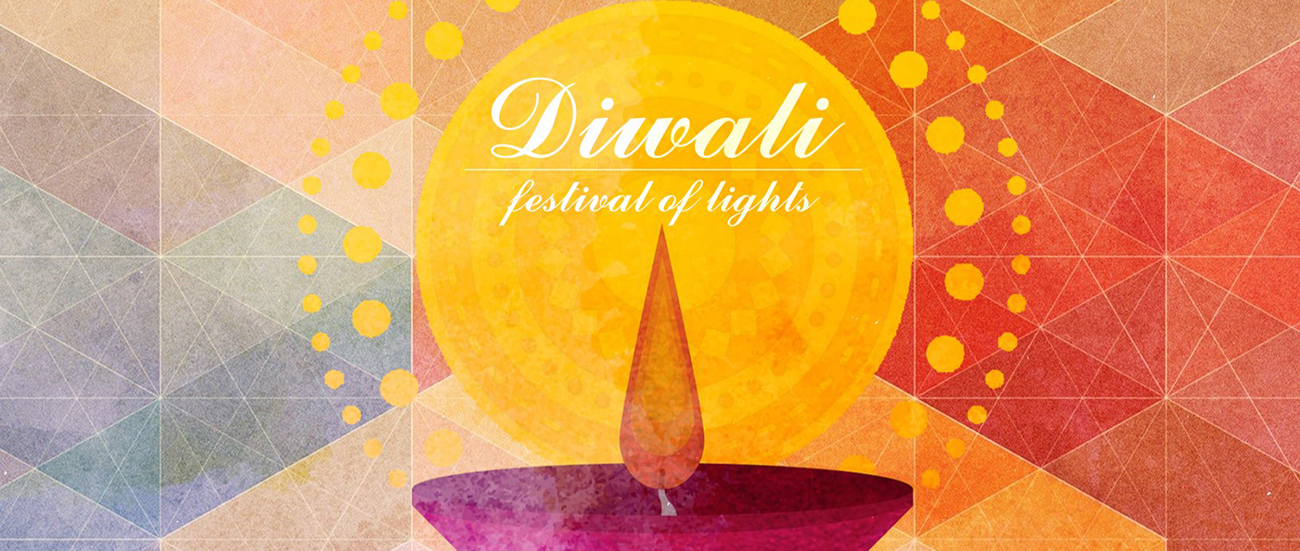 graphic that reads: Diwali, festival of lights