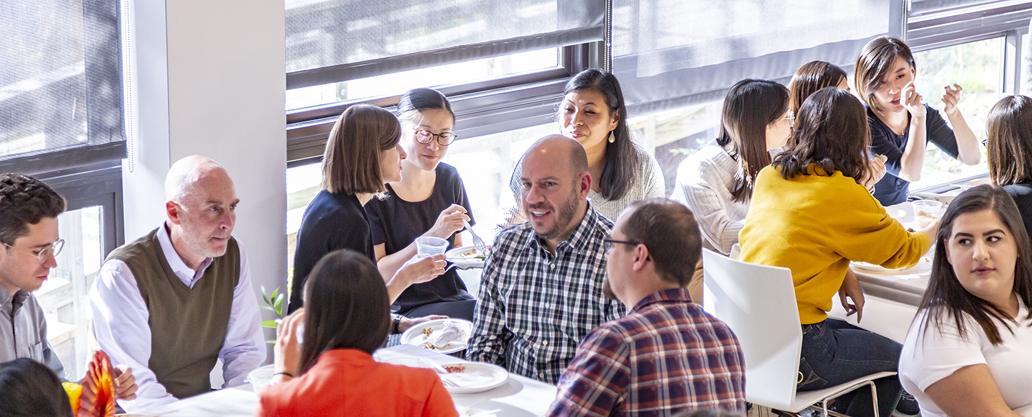 people eating at a table