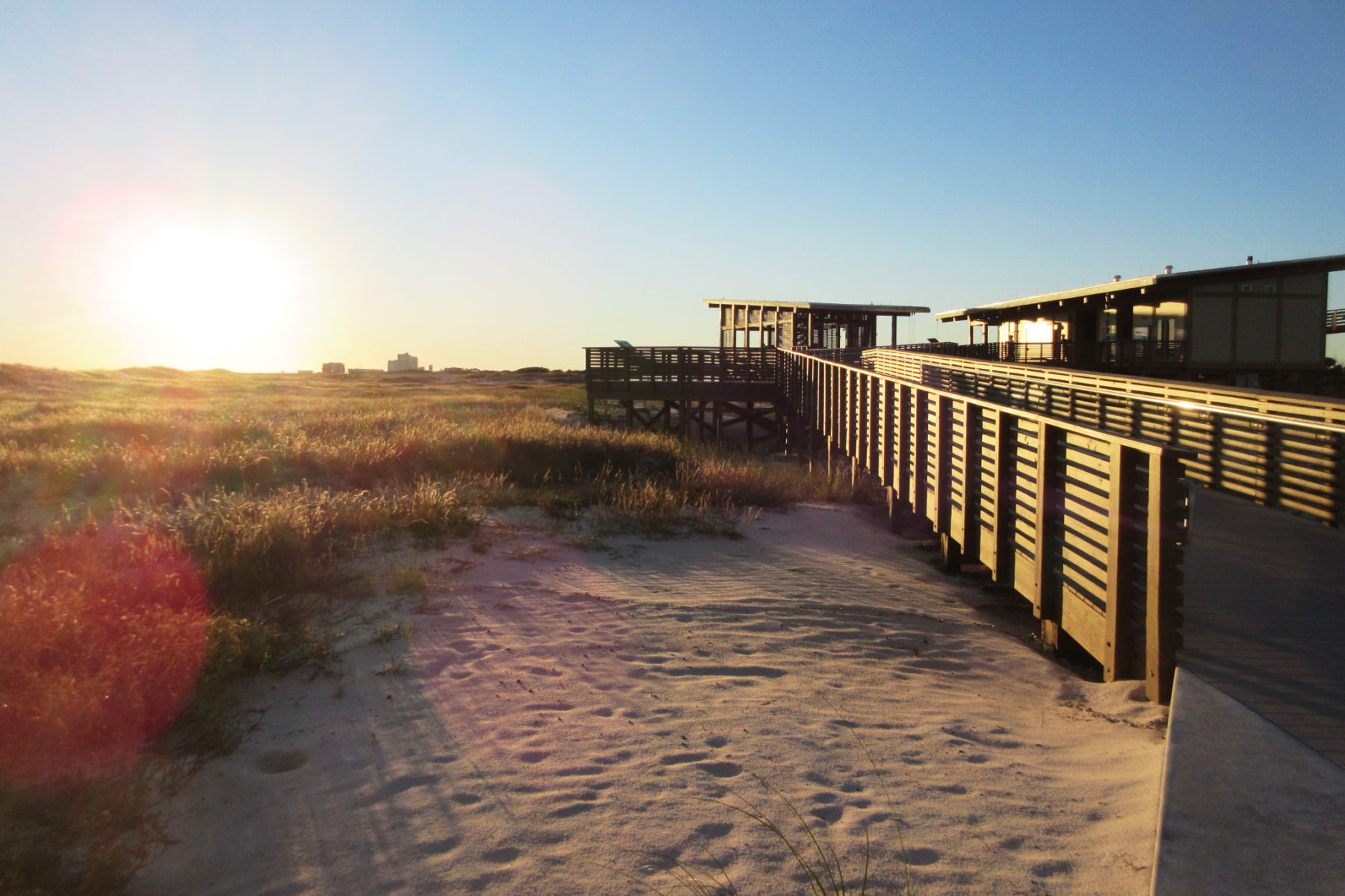 The interpretive center at Gulf State Park