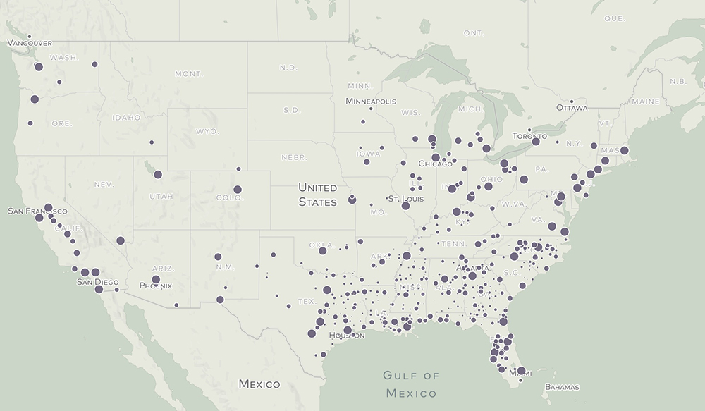 map of united states