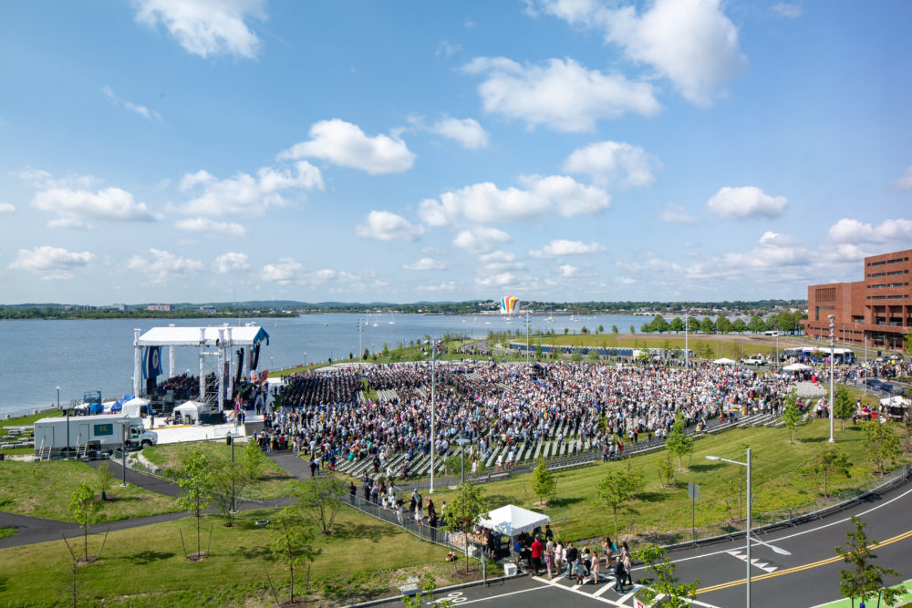 UMass Boston Hosts First Commencement on Newly Redesigned Lawn Sasaki