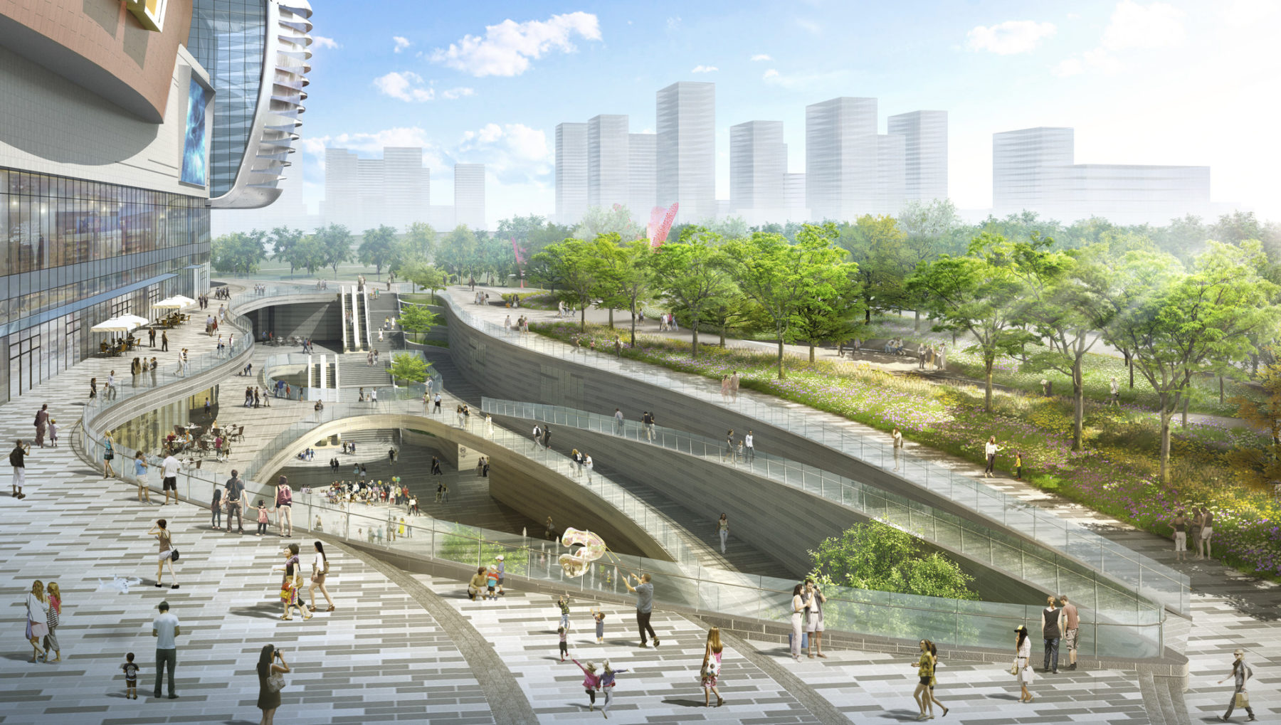 Rendering of Jinan Springs City Square