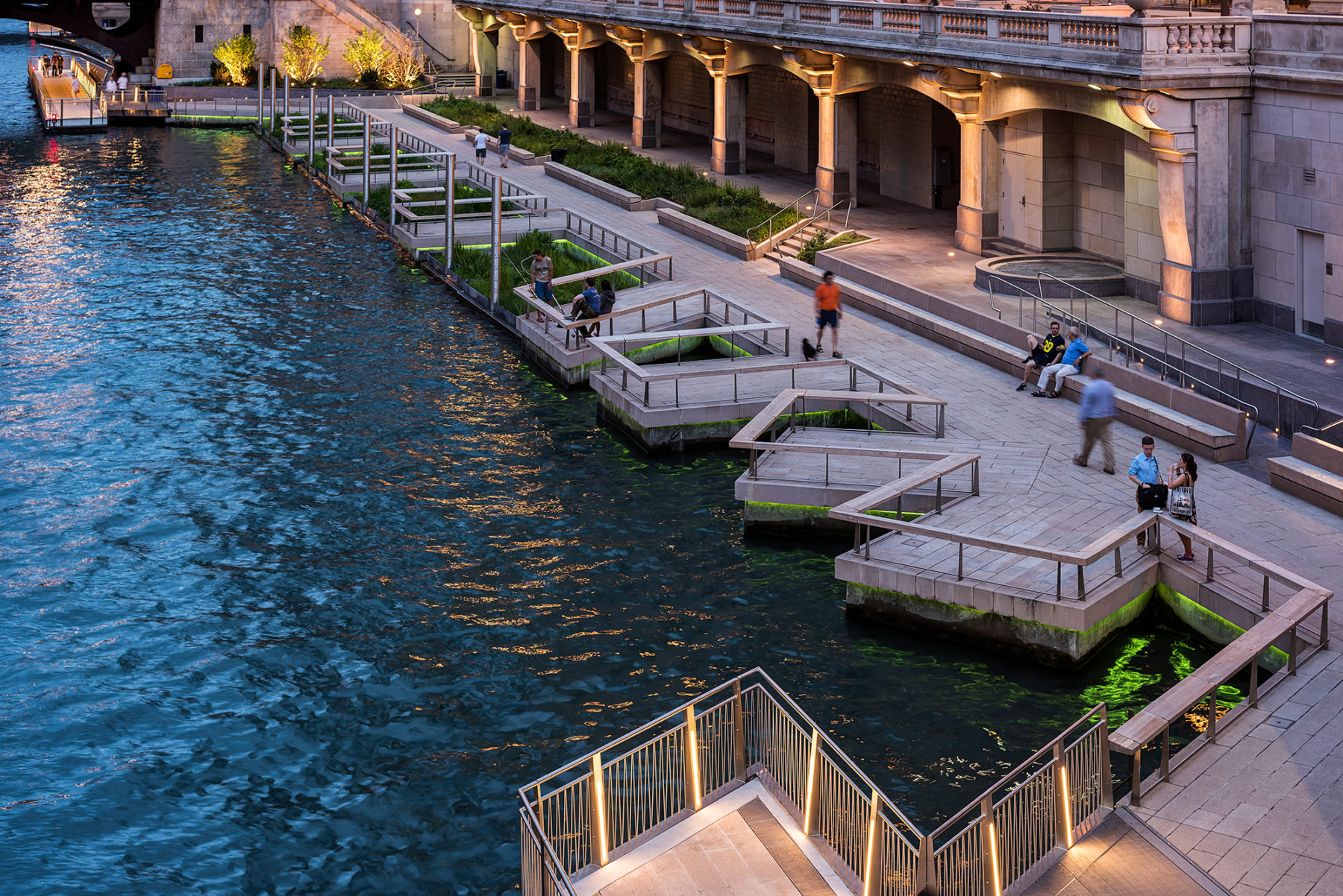 jetty area in evening