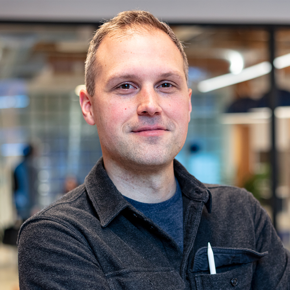 interior headshot of man in office