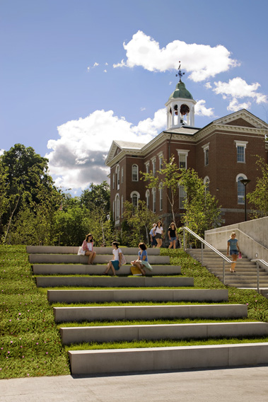 Bates Commons staircase