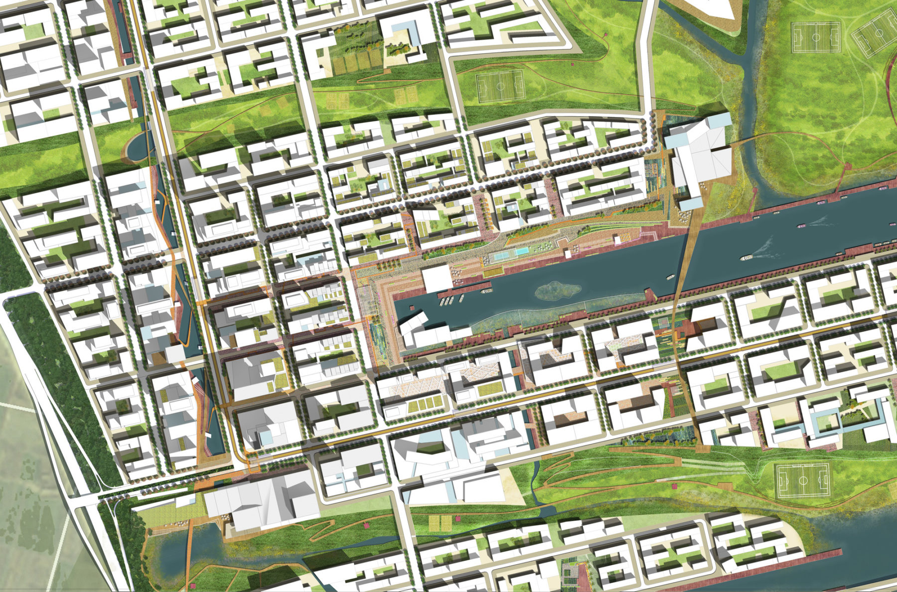 Map of the site