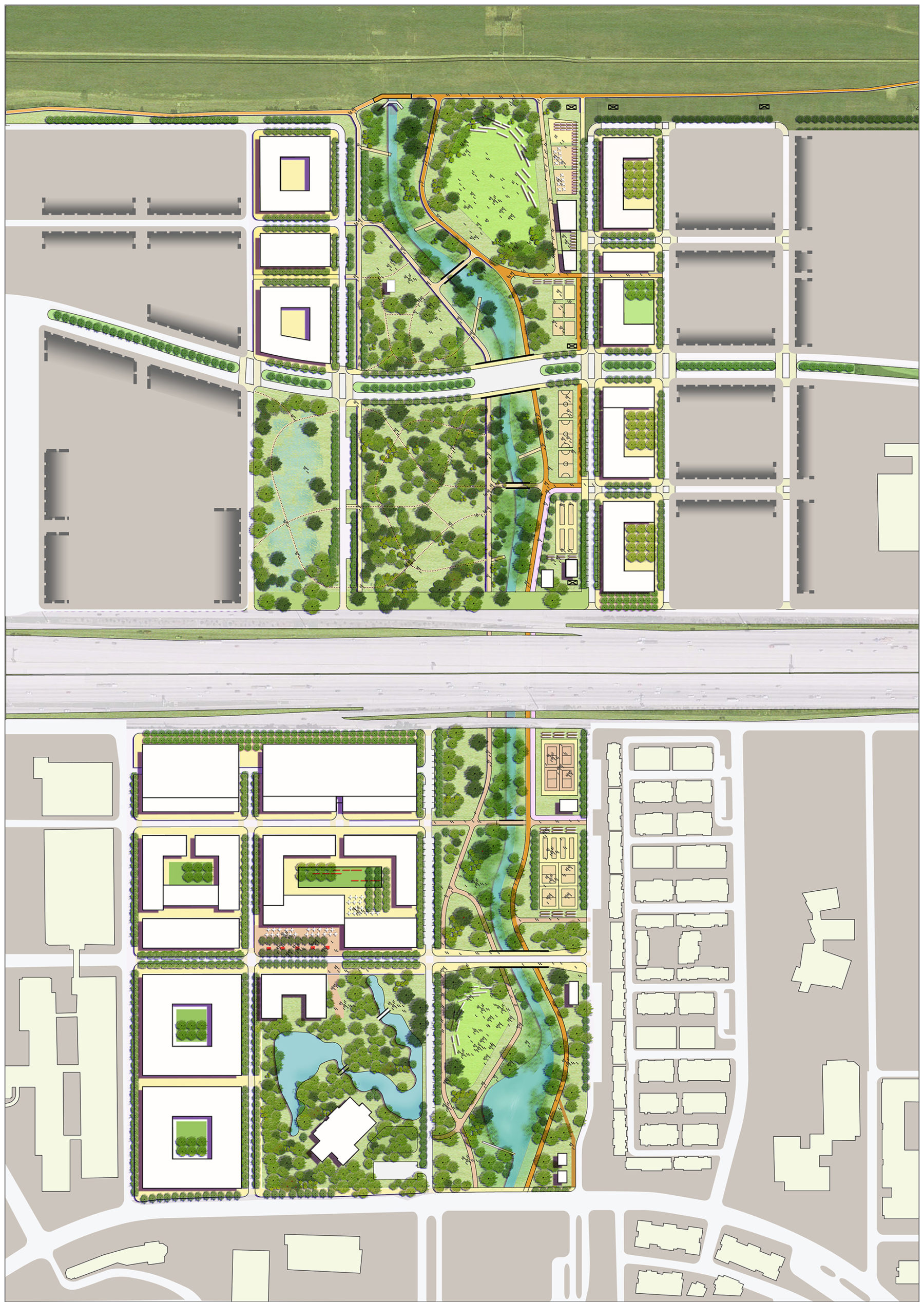 energy corridor aerial diagram