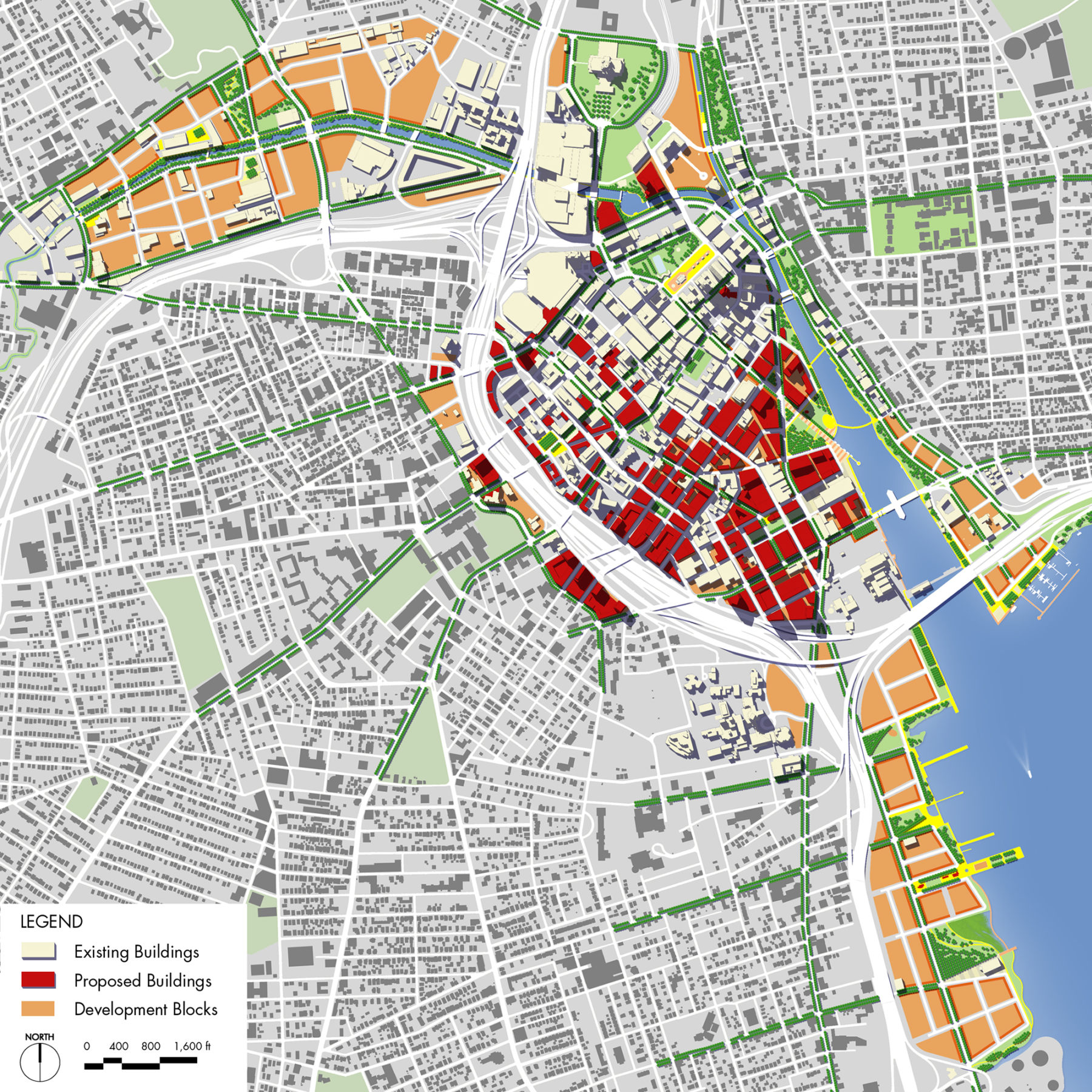 Illustrative plan drawing of project