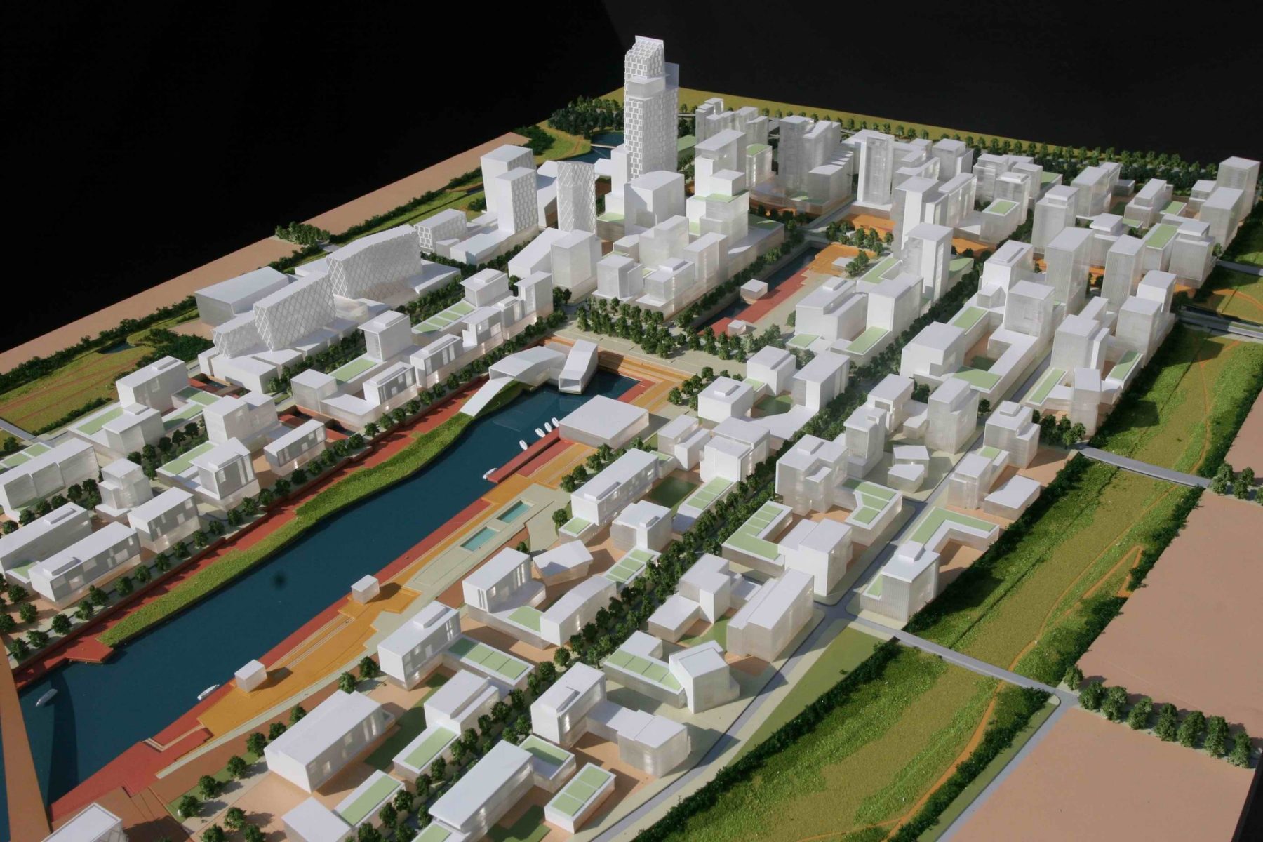 Model of the district