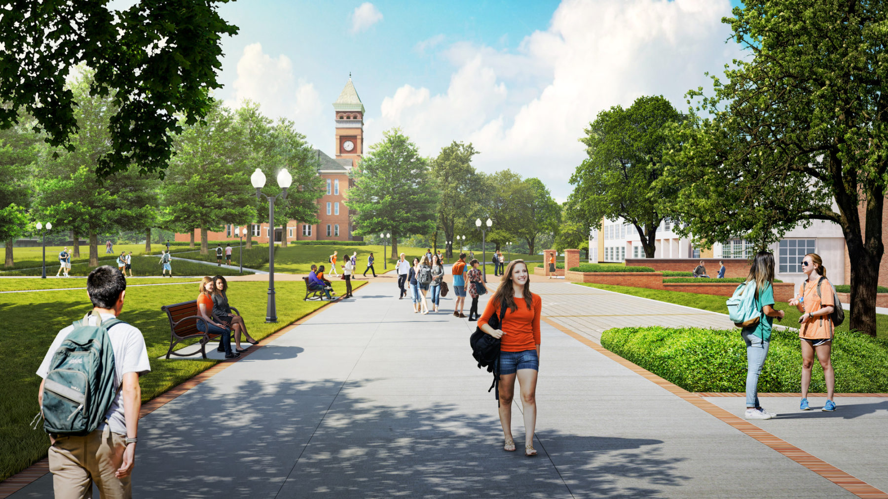 rendering of campus