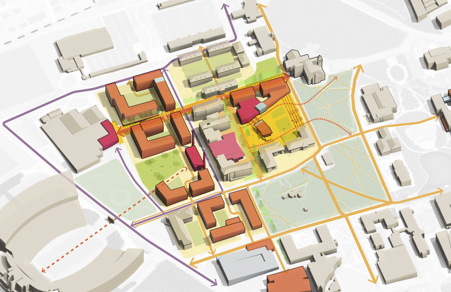 plan of west neighborhood