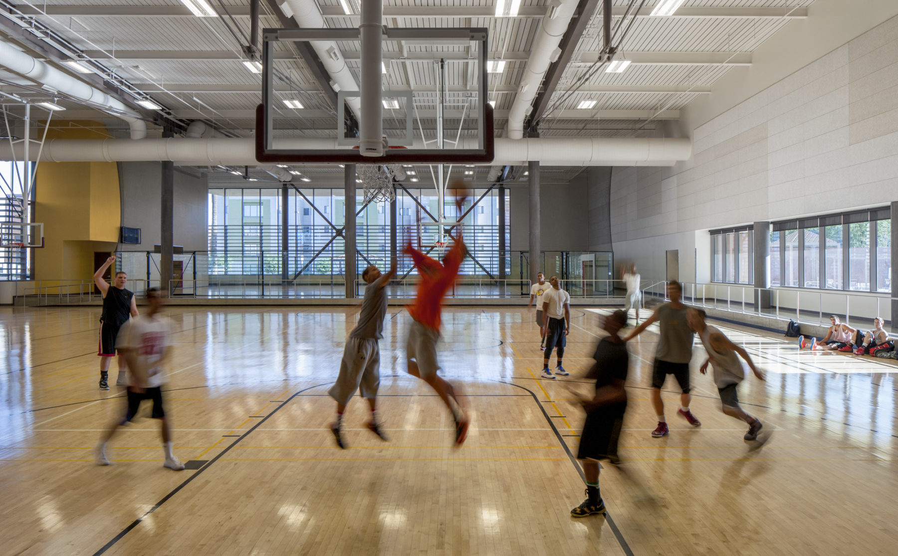 Basketball court at Arizona State