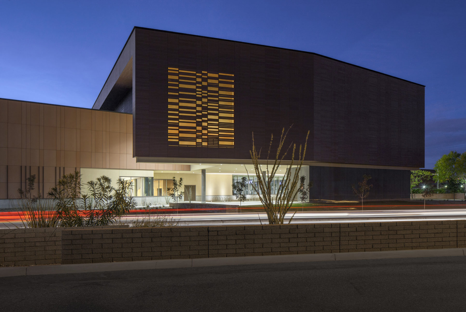 Exterior shot of Arizona State's fitness complex