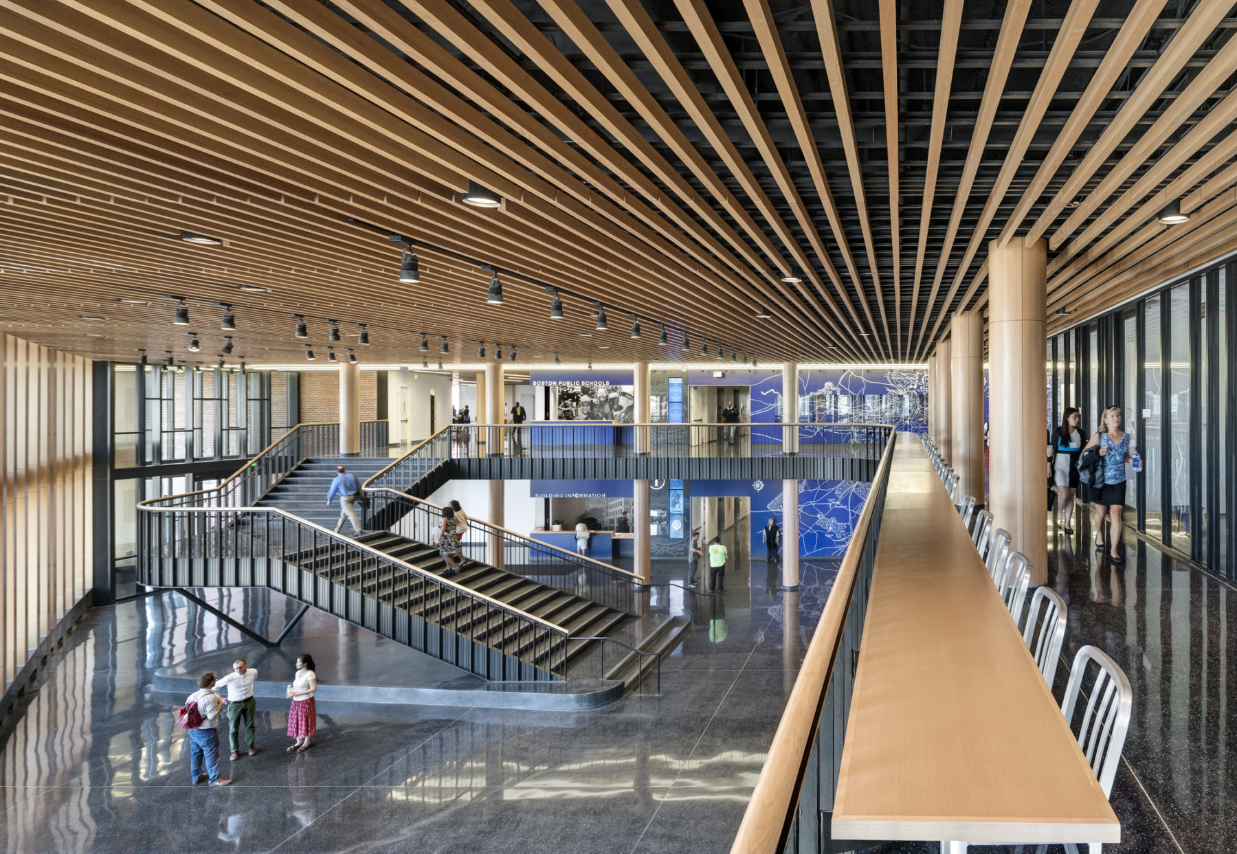 lobby of building