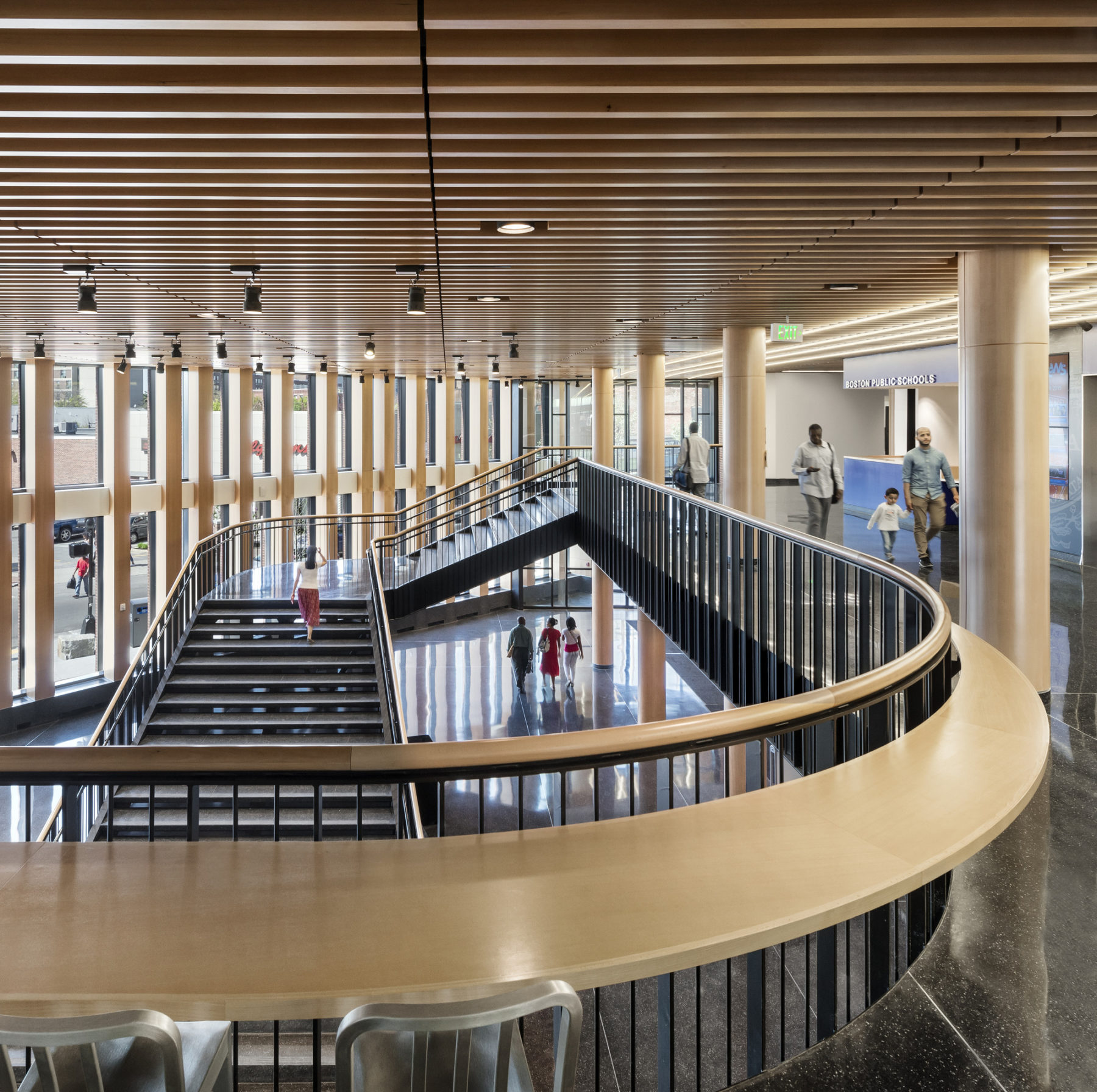 Staircase and railing photo