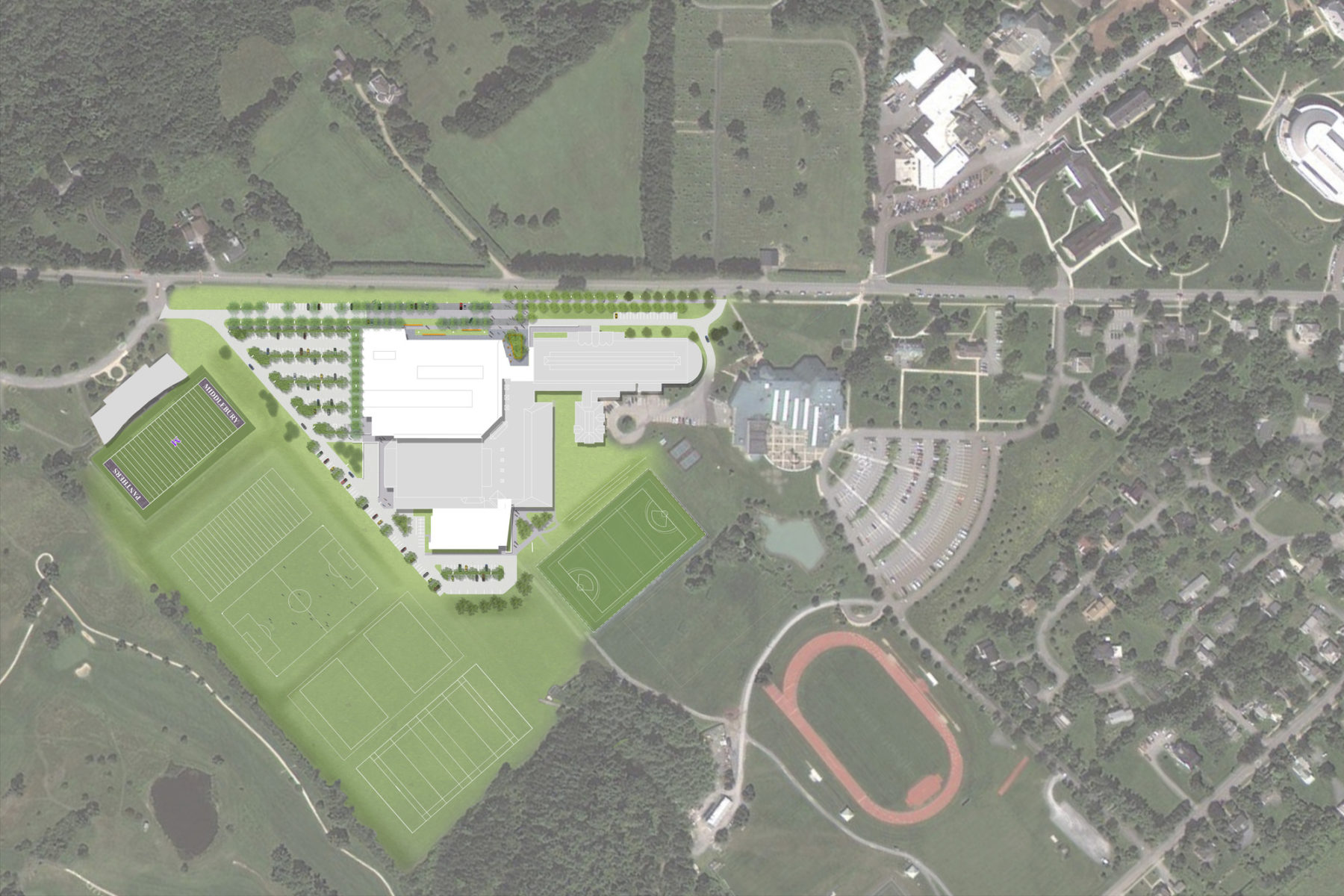Plan for middlebury site
