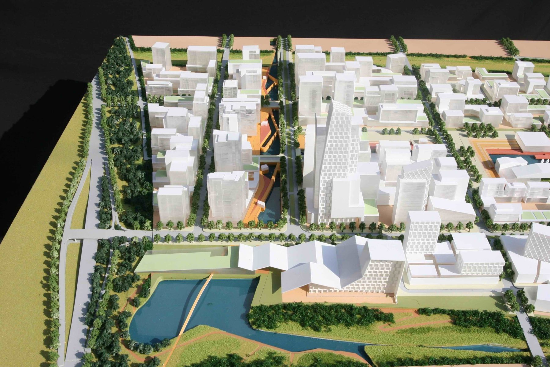 Model of the district
