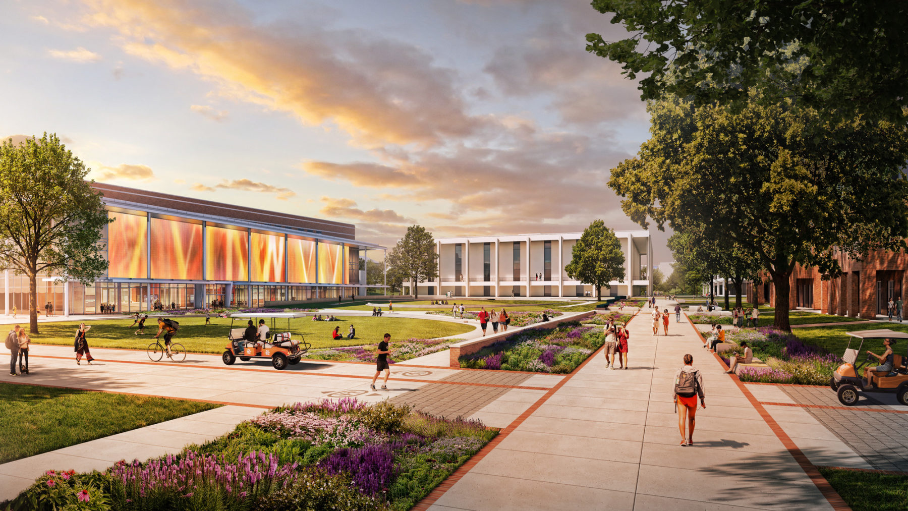 rendering of campus