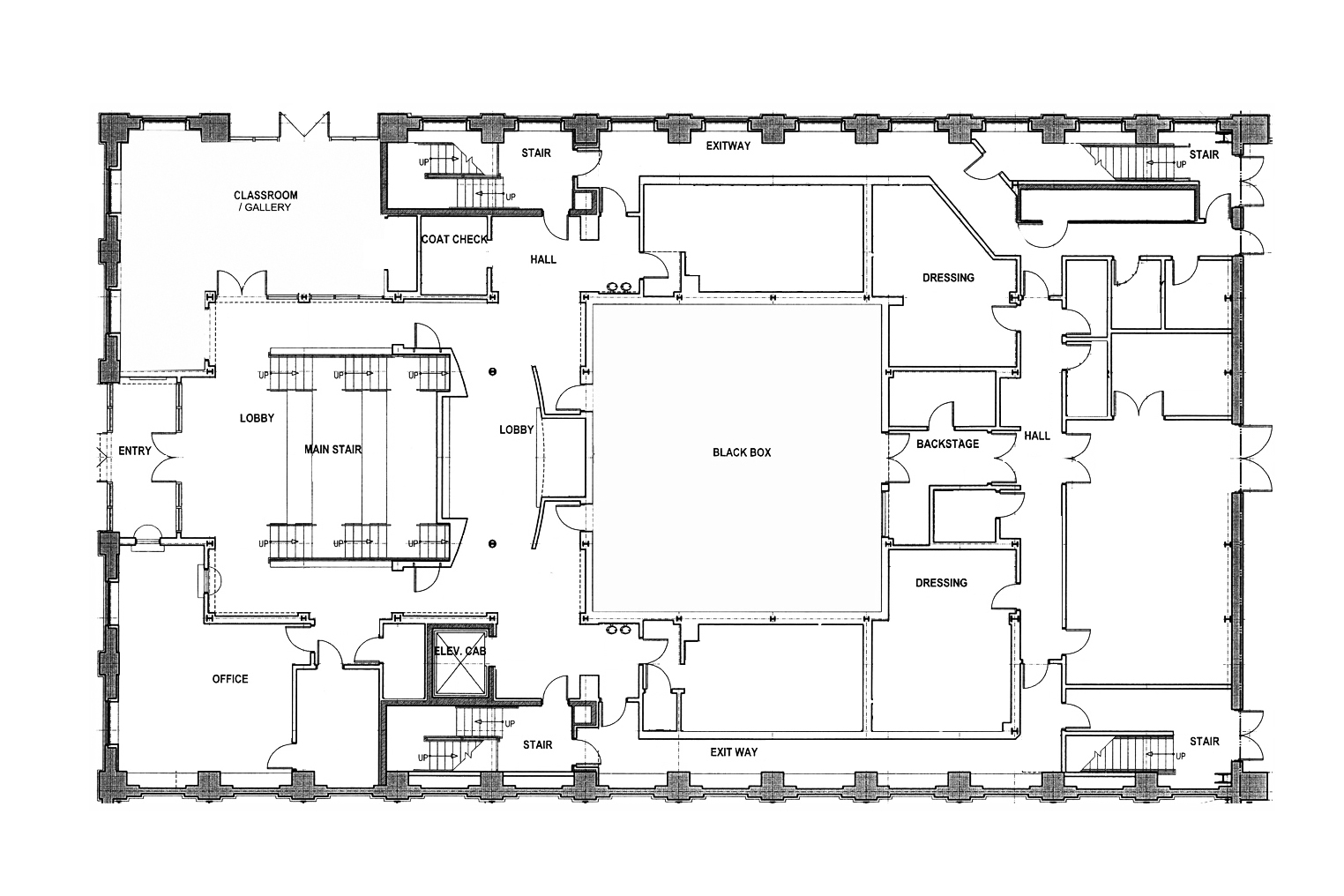 A diagram of a floorplan