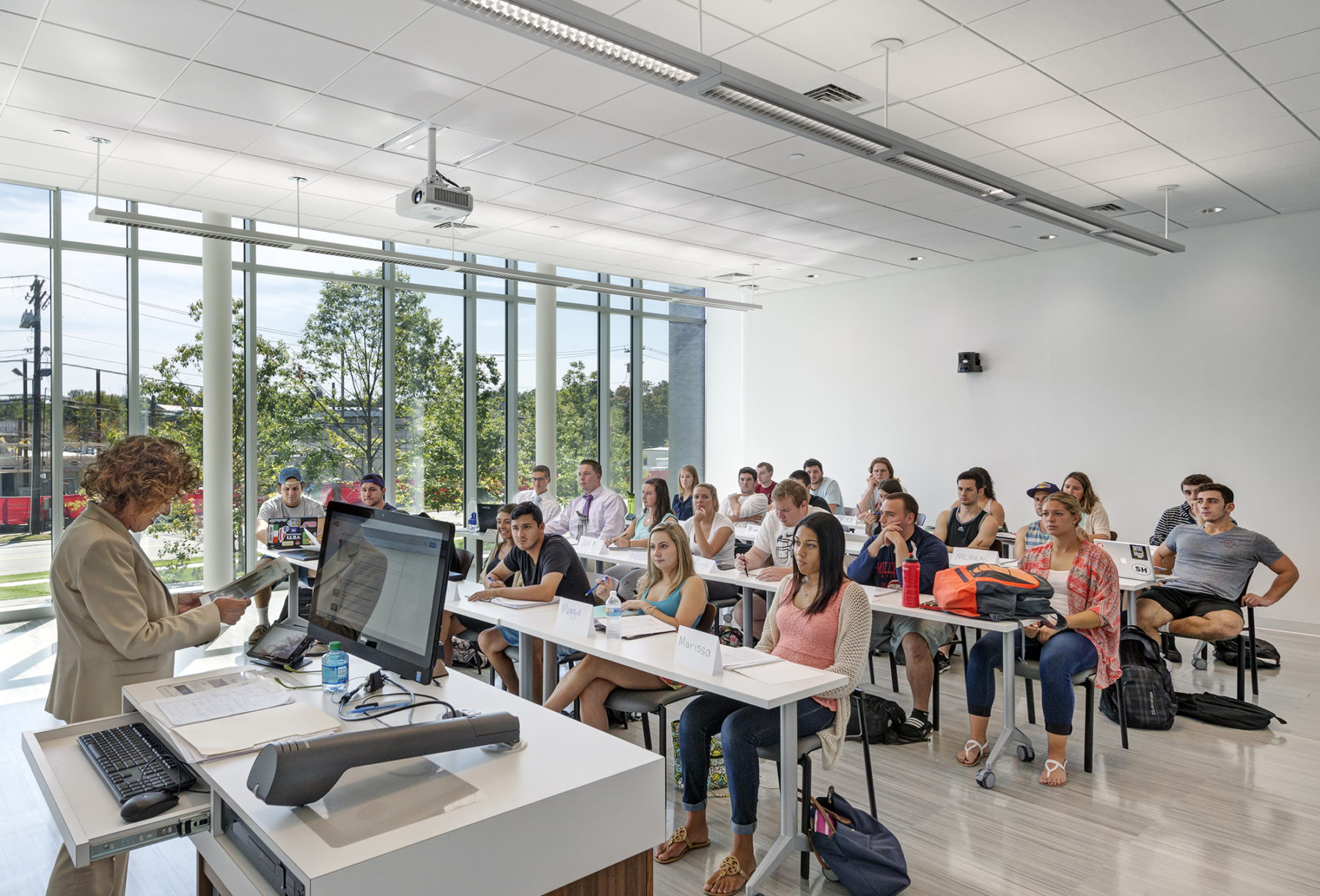 students in classroom