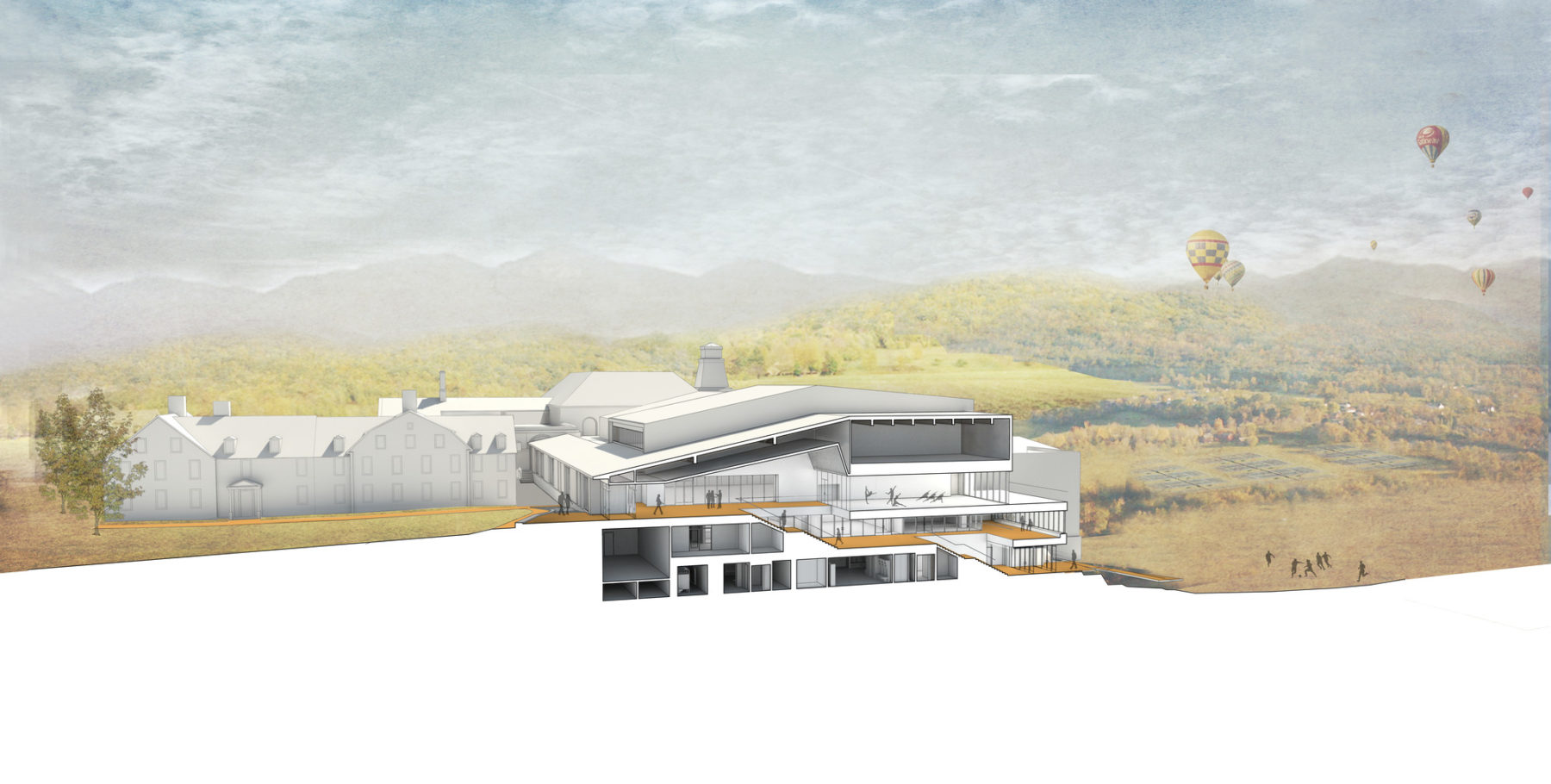 rendering of full site