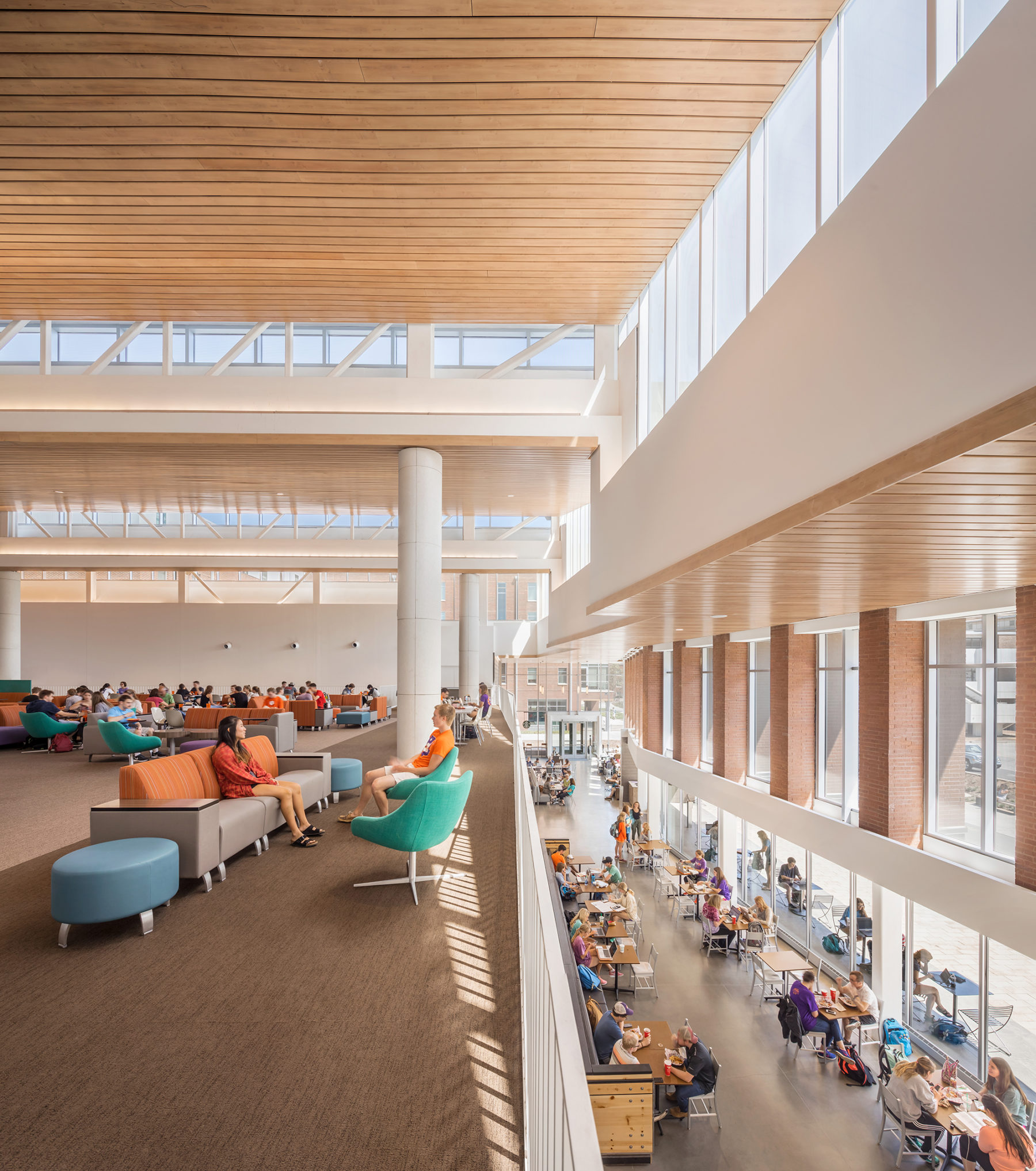 Clemson dining facility second floor