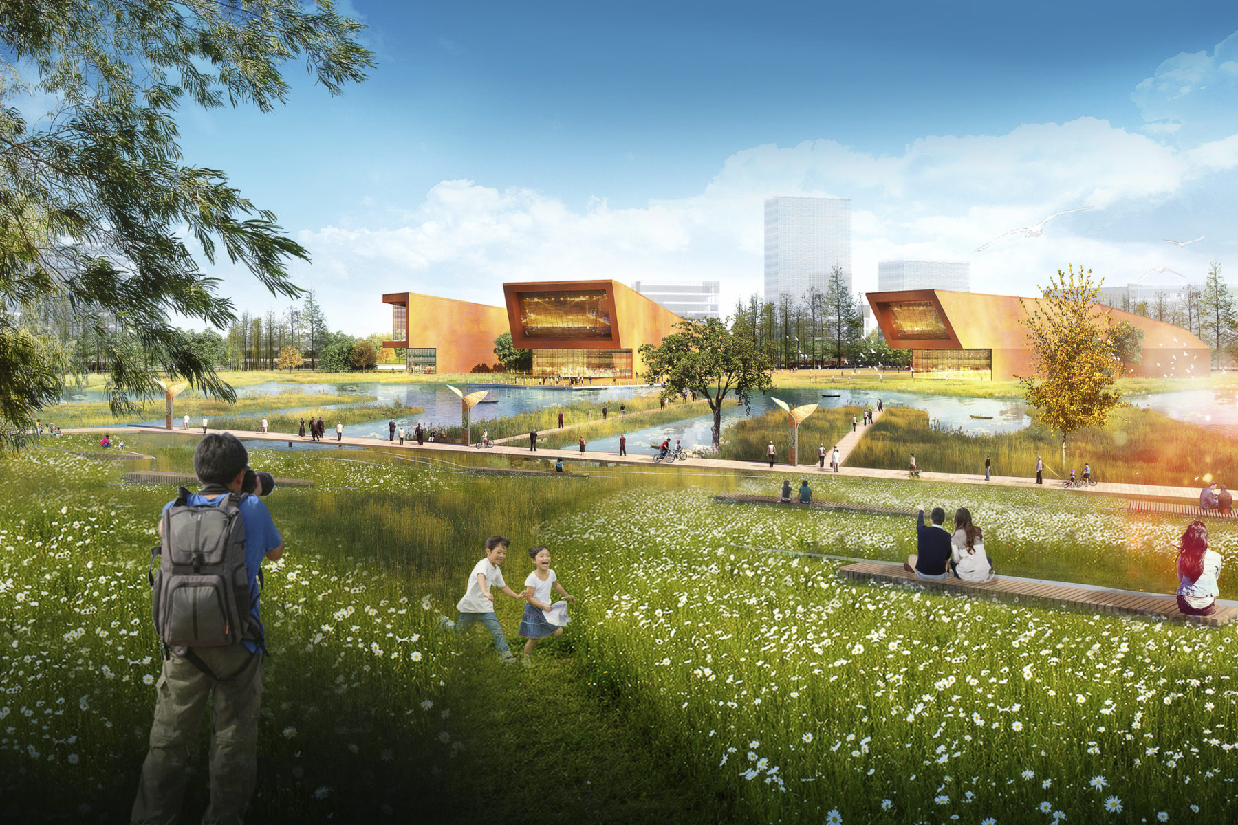 rendering of park