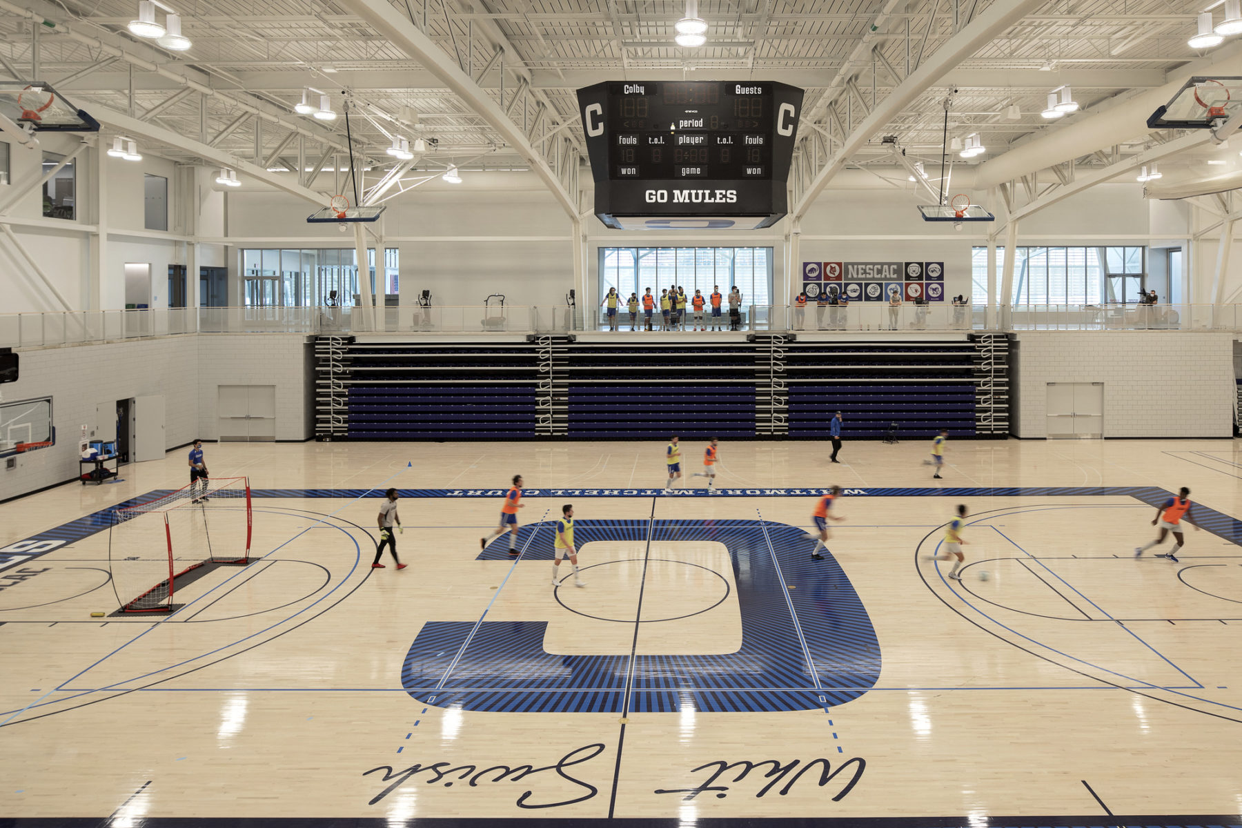 interior photo of basketball court