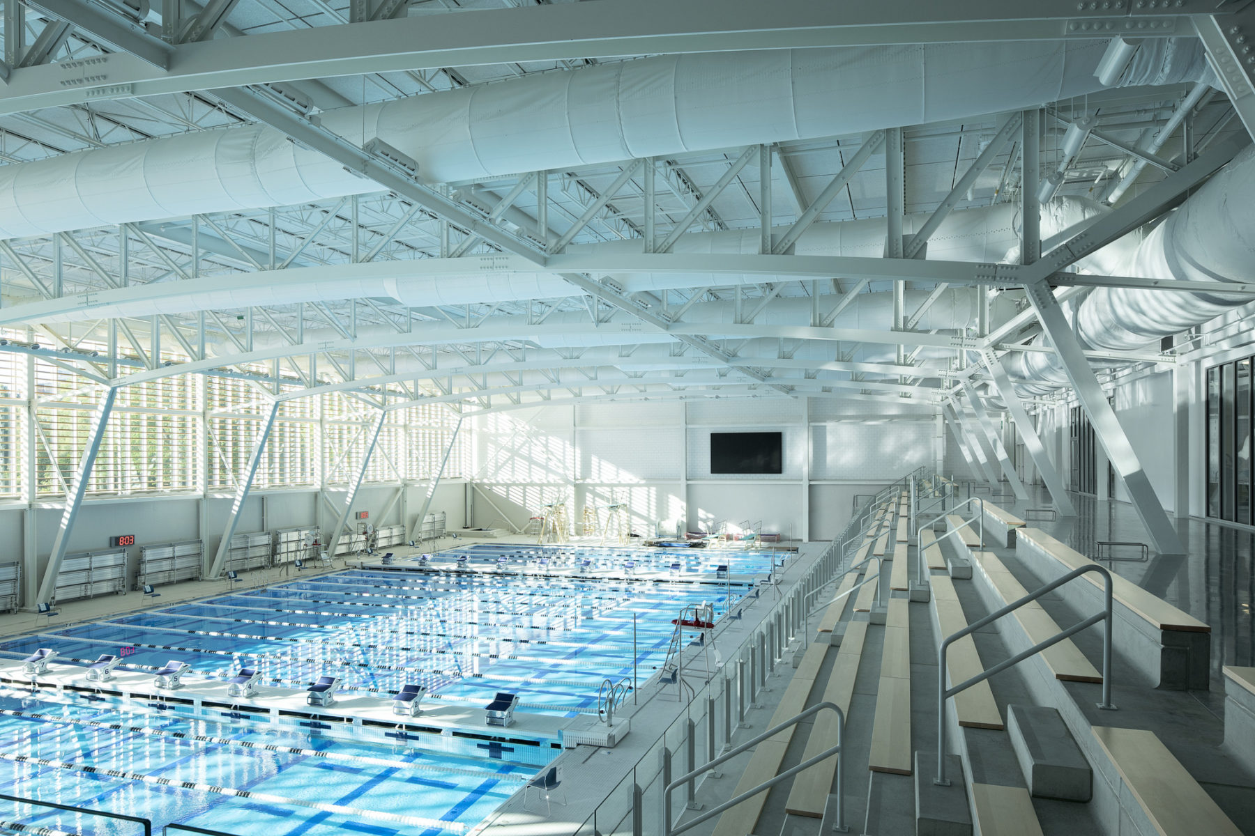 interior photo of aquatic center