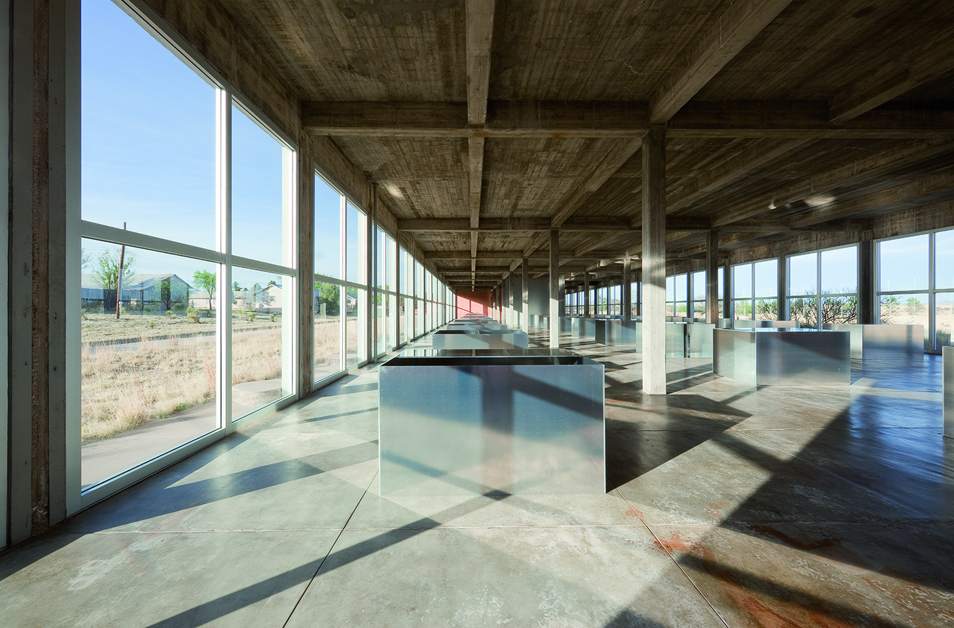 Interior view of gallery space.