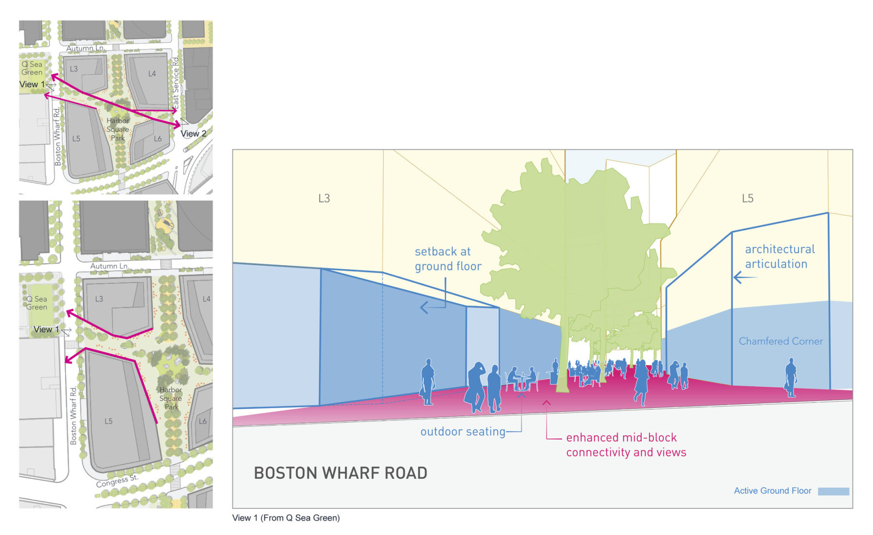 diagram of architecture and public space