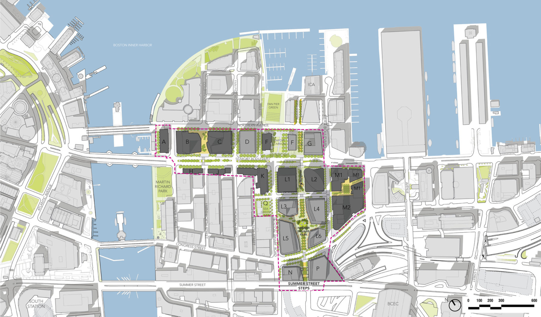 Seaport Square Master Plan Sasaki