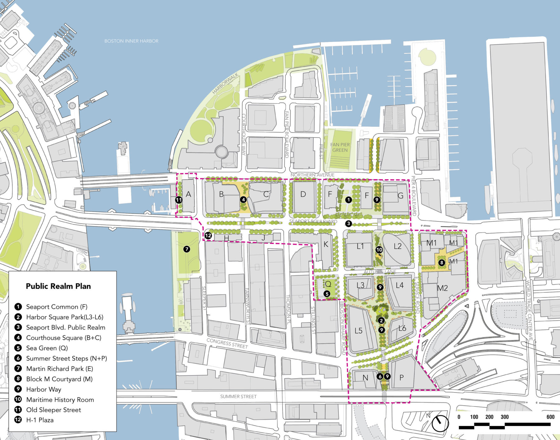 diagram of seaport square