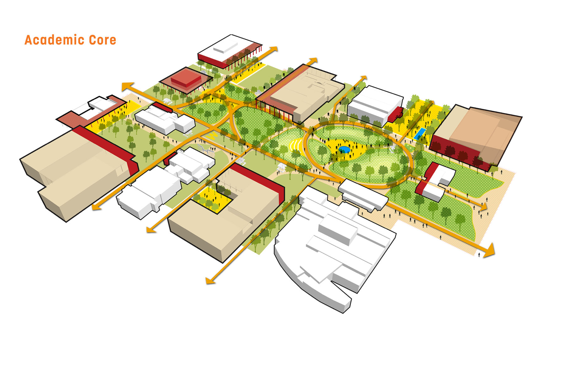 Academic Core site plan