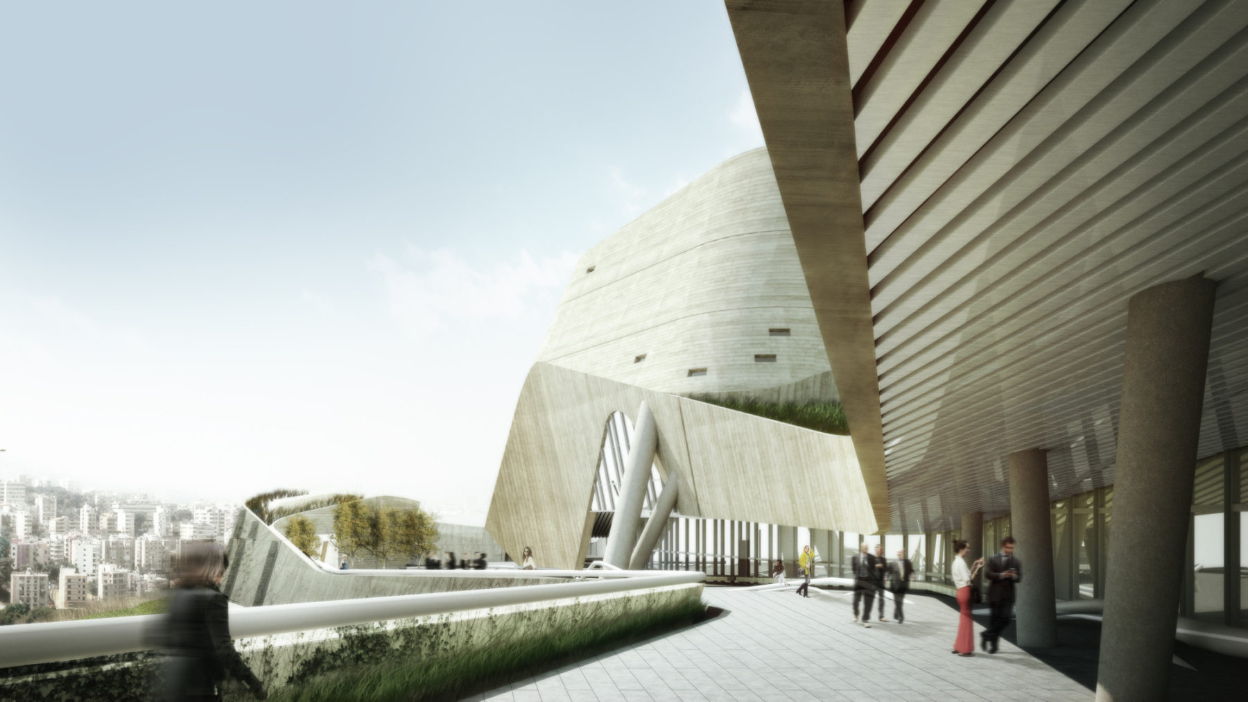 United States Embassy, Beirut Landscape Design Sasaki