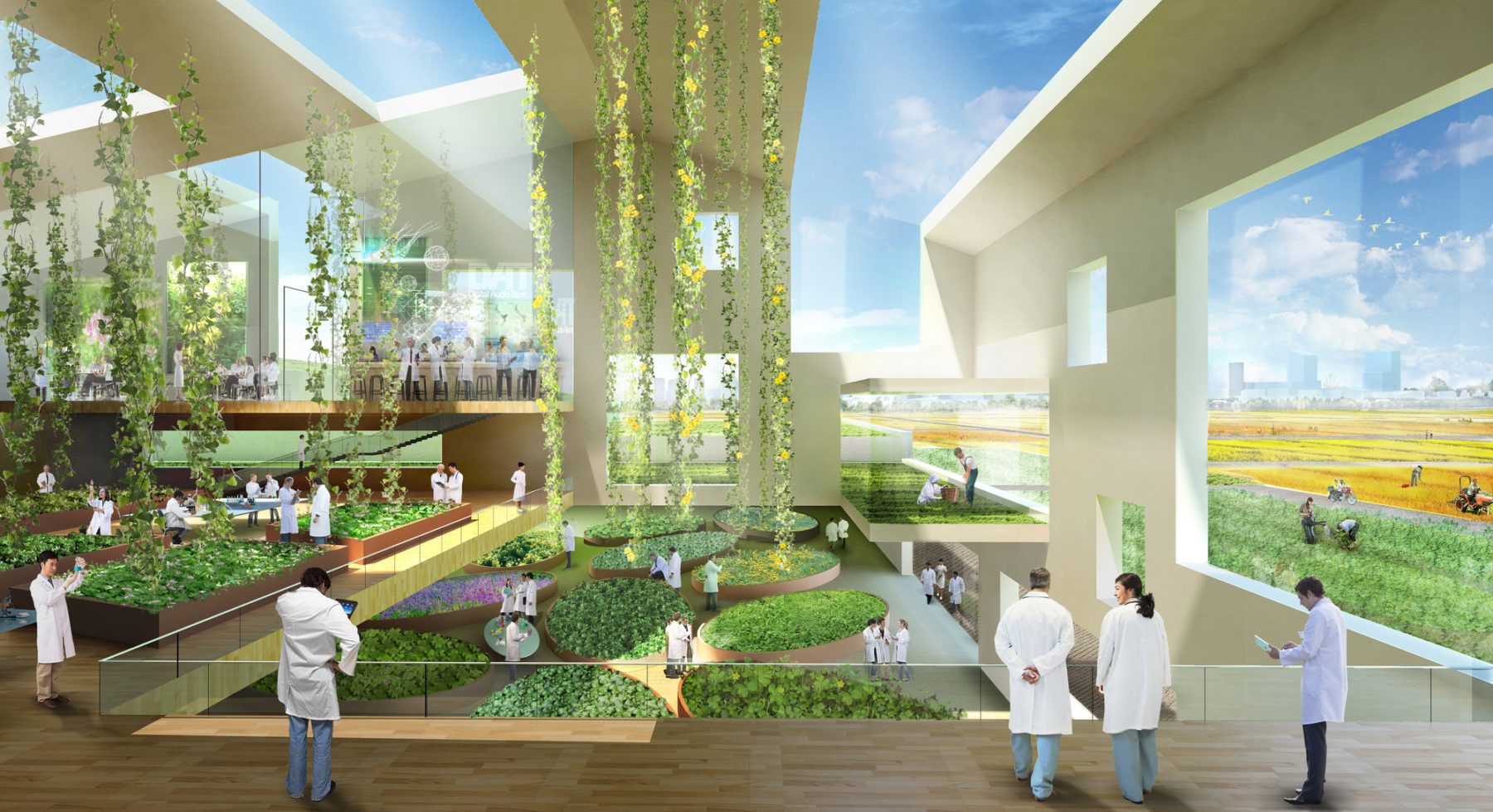 rendering of agriculture building