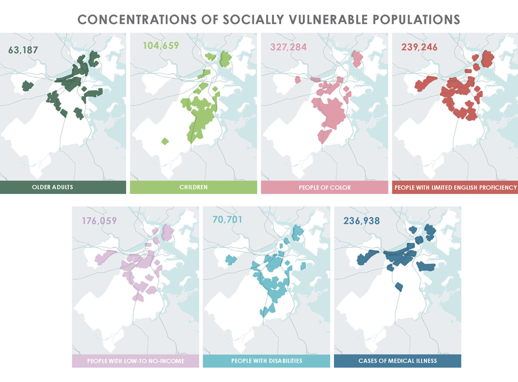 Maps of vulnerable populations