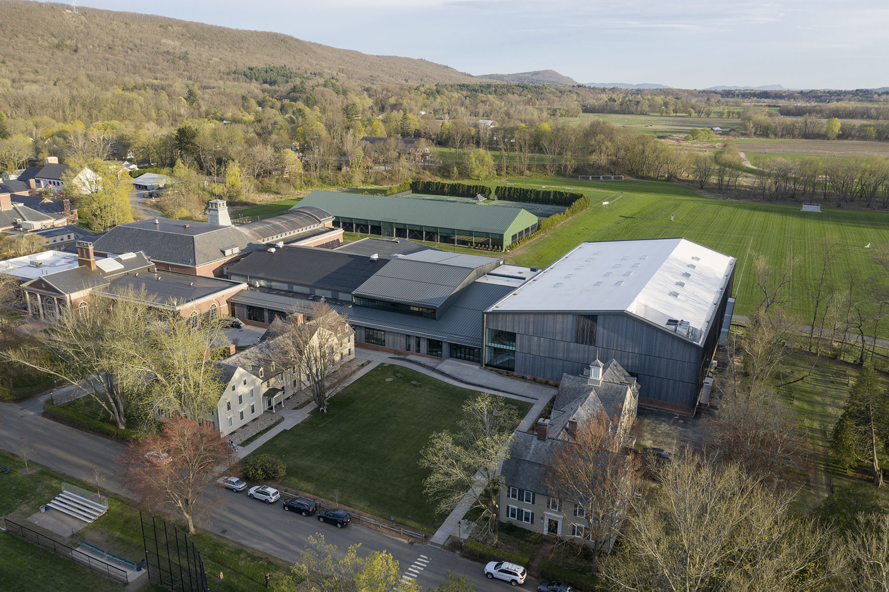 aerial view of facility