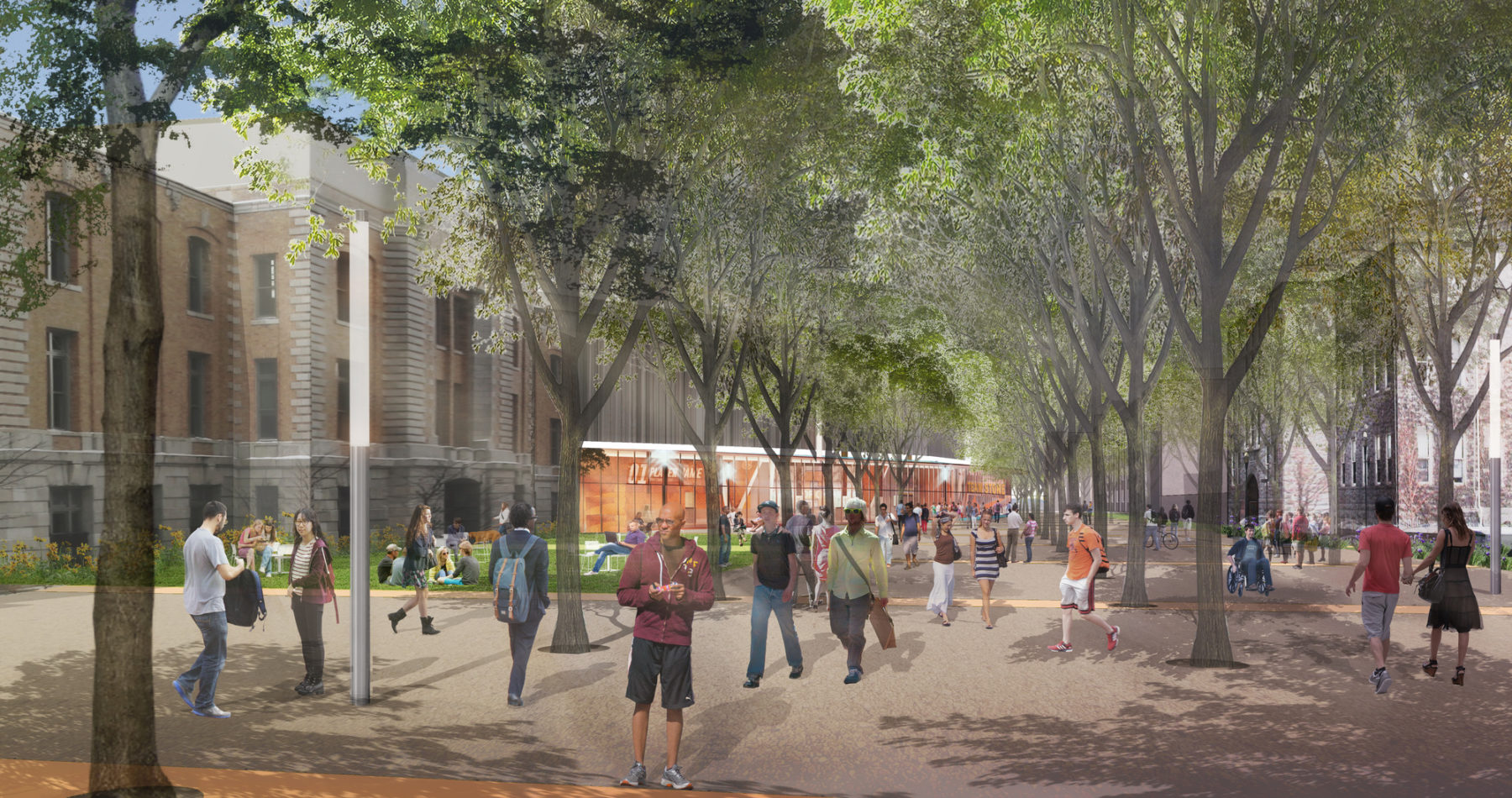 rendering of campus