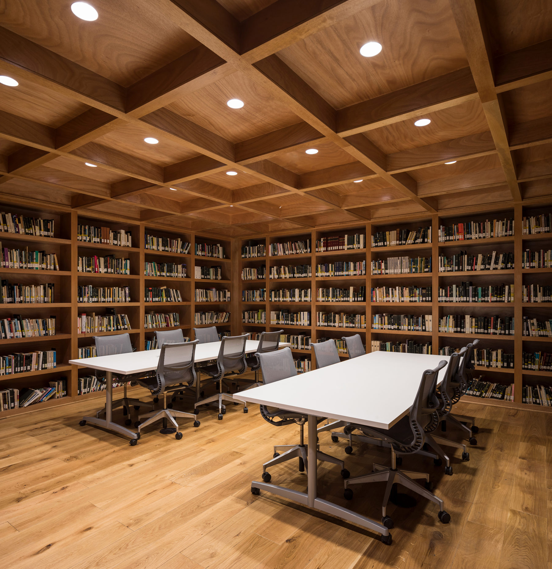 tables within library stacks