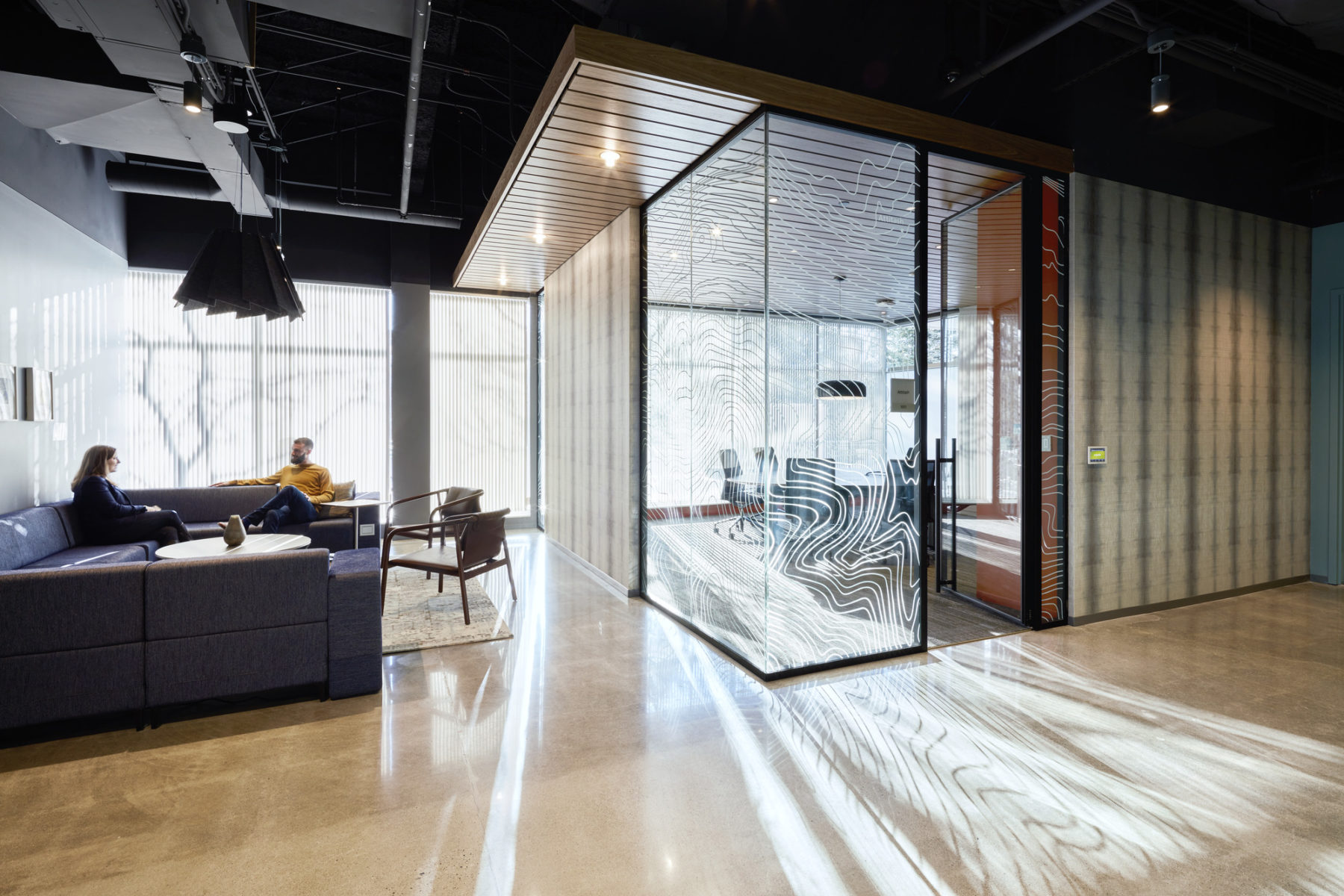 seating area near conference room